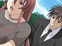 Brown Haired Anime Hottie Loves Amazing Threesome Ffm Sex